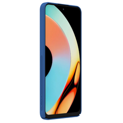 Чехол синего цвета от Nillkin серия CamShield Case для смартфона Realme 10 Pro 5G, с защитной шторкой для задней камеры