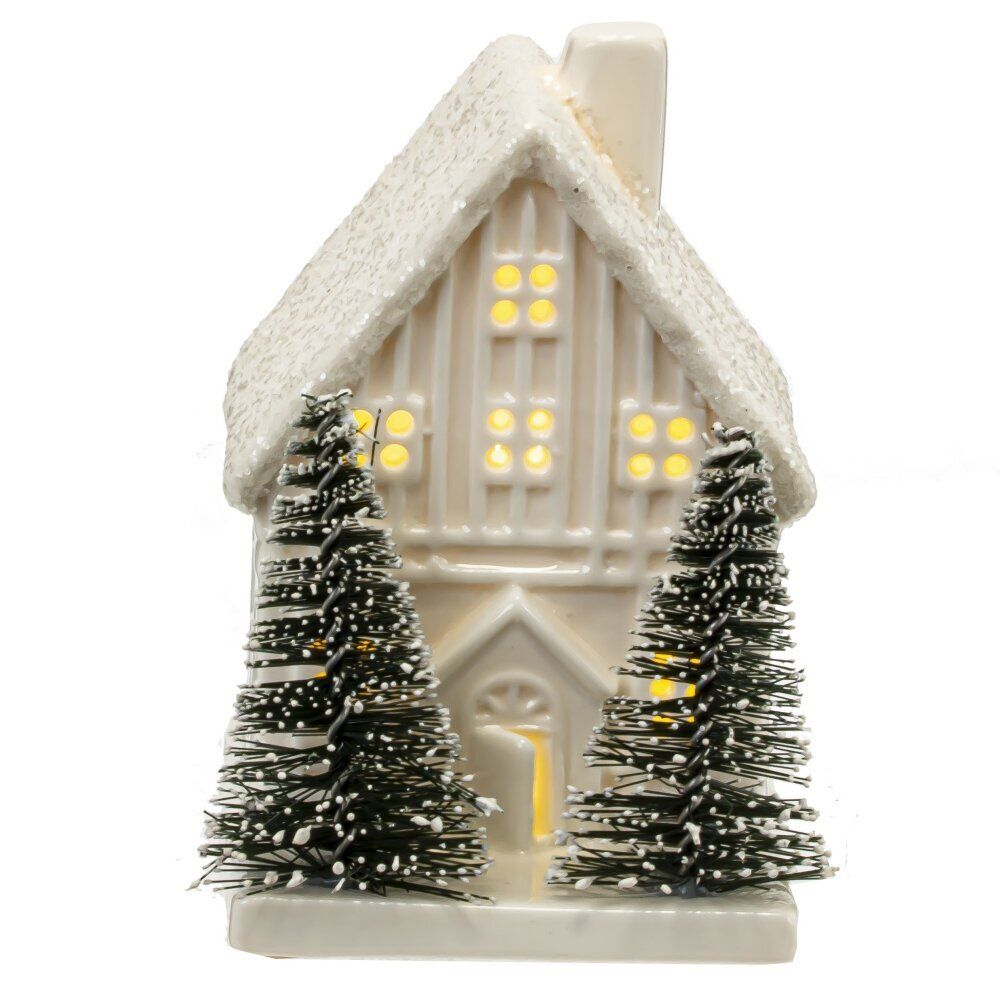 GAEM Фигурка декоративная с подсветкой "Домик", L6 W7,5 H9 см, LR44 2 шт.