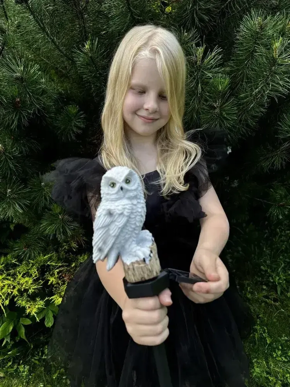 Светильник уличный на солнечной батарее Сова