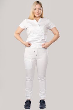 Костюм медицинский женский 386 БЕЛЫЙ