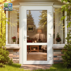 Пластиковая дверь входная KBE