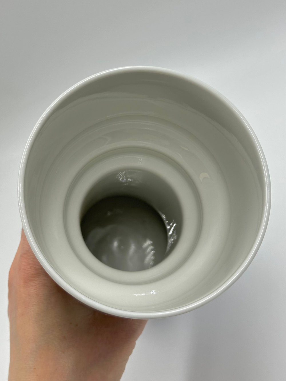 Ваза с синими цветами Wallendorf