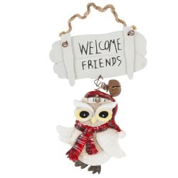 GAEM Изделие декоративное подвесное "Сова", L10 W0,5 H20 см, 4в.