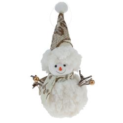 GAEM Изделие декоративное подвесное "Снеговик", L9 W6 H17 см, 3в.