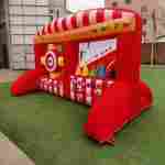 Надувной дартс «Карнавал игр» на подкачке, диаметр 0,5 м, размер 4×2,6×2 м