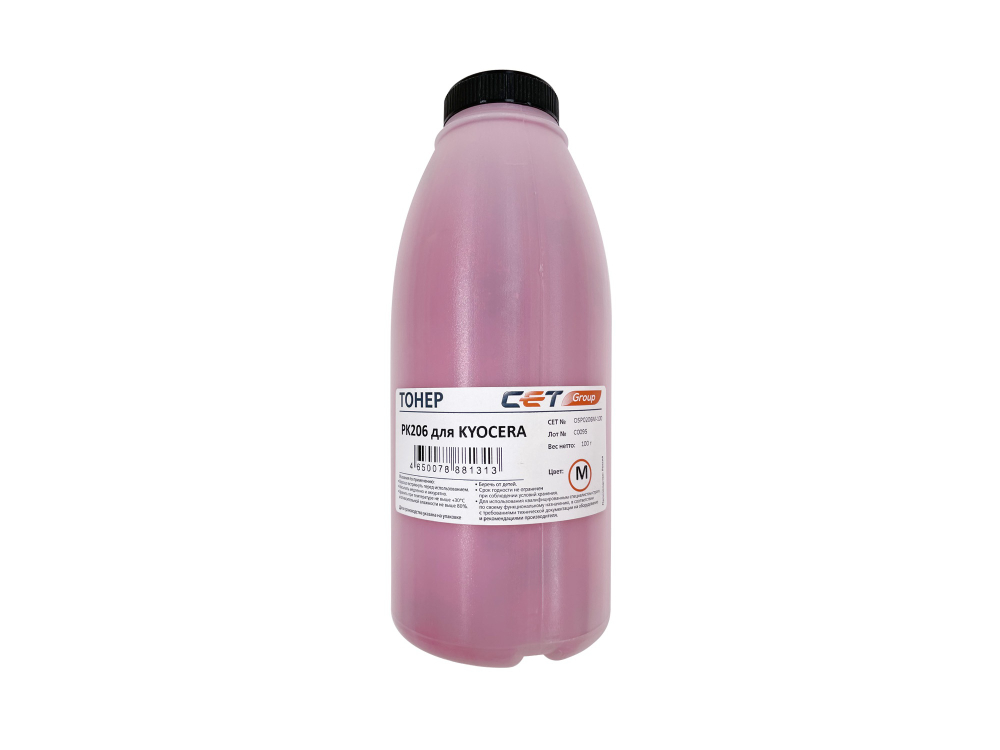 Тонер PK206 для KYOCERA ECOSYS M6030cdn/6035cidn/6530cdn/P6035cdn (Japan) Magenta, 100г/бут, (унив.), OSP0206M-100