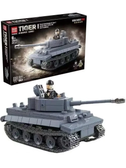 Конструктор Немецкий тяжелый танк Tiger I 503 детали