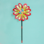 Ветрячок «Пархающая бабочка» d-23 см, 50 см в ассортименте