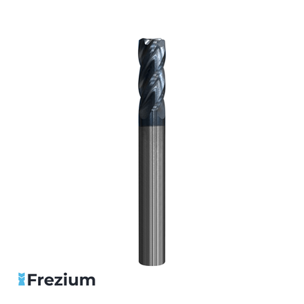 Фреза твердосплавная по металлу "O.G.Germany" (6x6x15x50 Z4 R0,5; Сплав K55; 10324701K55)