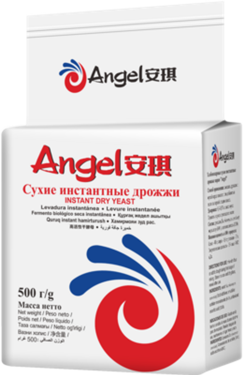 Дрожжи инстант.ANGEL 500г20шт