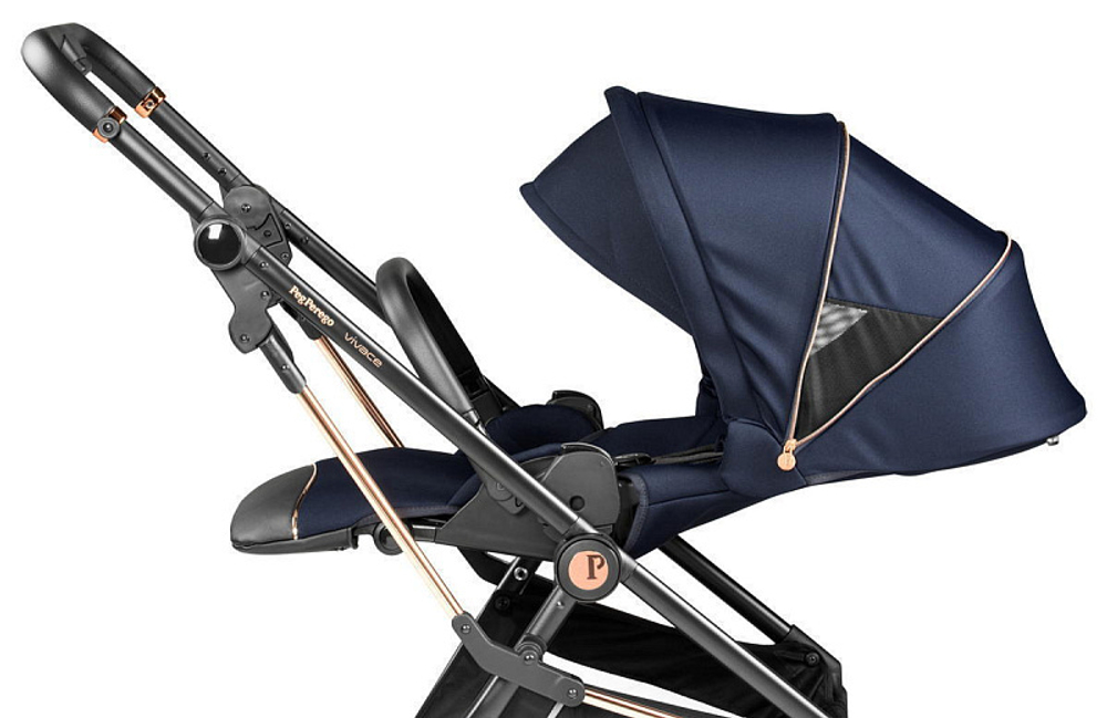 Коляска 3 в 1 Peg Perego Vivace New Culla Flex Lounge Blue Shine