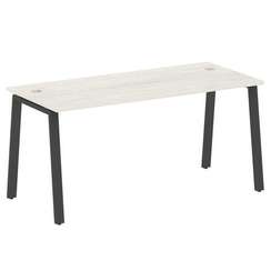 Metal System Стол письменный на А-образном м/к БА.СП-4 Дуб Наварра/Металл Антрацит 1600*720*750