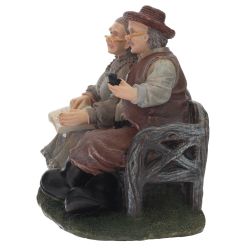GAEM Фигурка декоративная "Бабушка с дедушкой", L16 W12 H17 см, 2в.