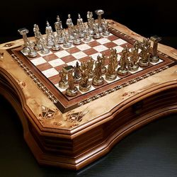 Шахматы подарочны Helena Wood Art "Легион" клен (2630-MA)