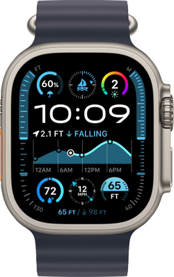 Apple Watch Ultra 2 49mm Ocean Band Navy / Titanium Case