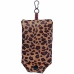 Сумка - шоппер с карабином «ИДЕЯДОМА», принт леопард, 60*38см/нагрузка до 10кг (инд. пакет истикер)