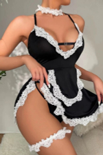 Ролевой костюм секси домработница XL