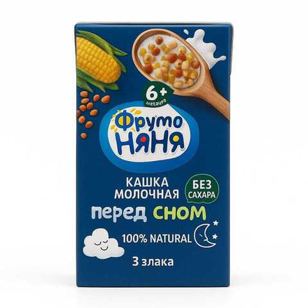 Кашка молочная Фруто Няня 3 злака 0,2 л