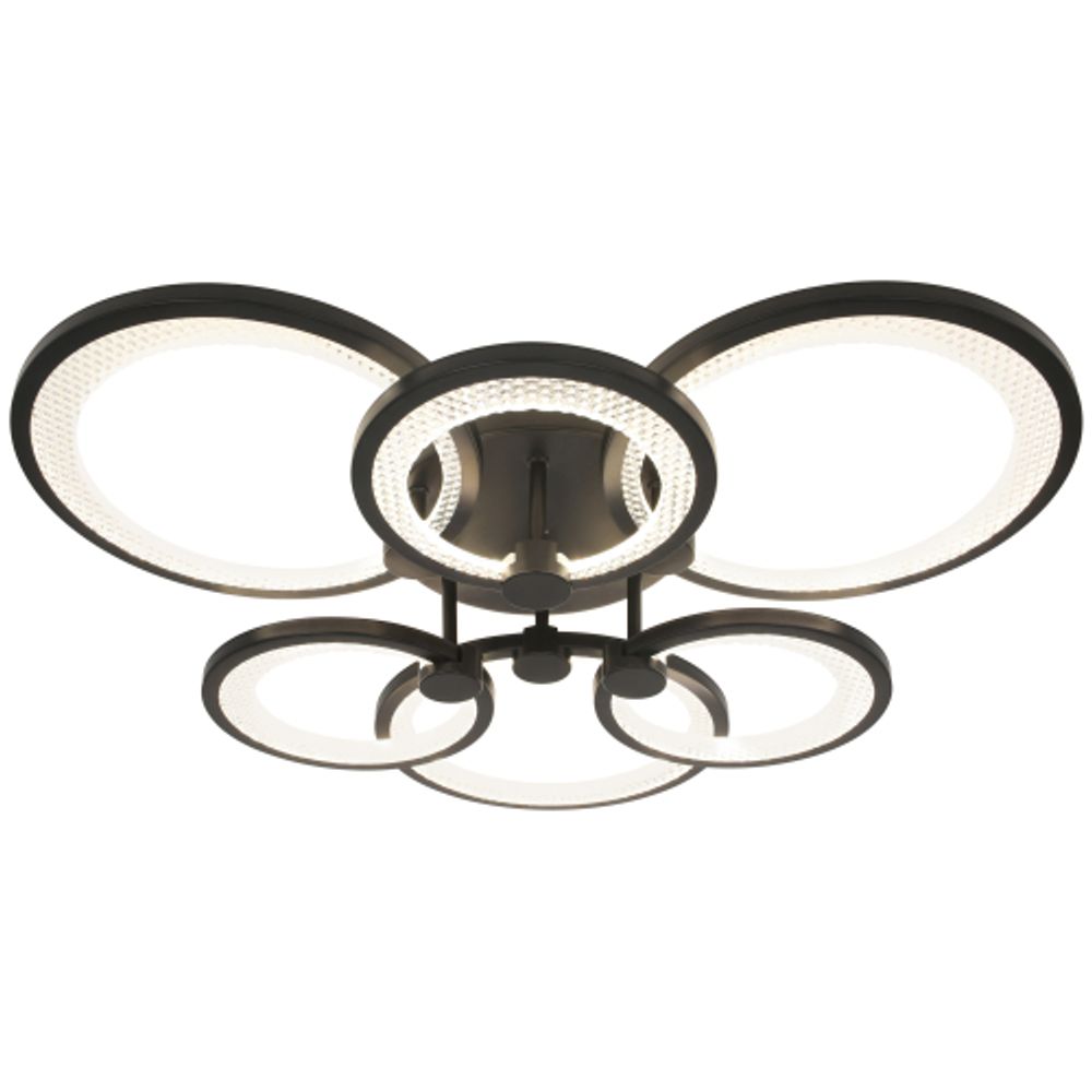 Светильник потолочный светодиодный ЭРА Модерн С ДУ Odry CLL-1-117-RC BK | Светильники SPB-6 с ДУ