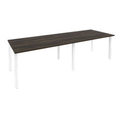 Onix Стол переговорный O.MP-PRG-2.3 Дуб Мали/Металл Белый 2760*980*750