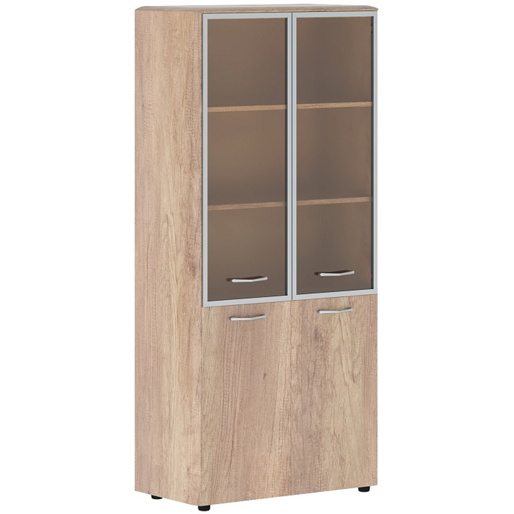 Шкаф для документов со стеклом в раме DIONI (ДИОНИ)