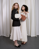 Bag ROMA S milky color