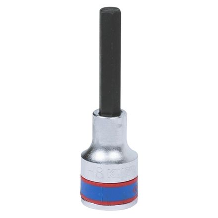 Цена на KING TONY (403508) Насадка (бита) торцевая 1/2", L = 80 мм, HEX, 8 мм