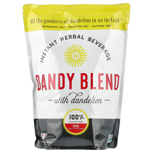 Dandy Blend, растворимый травяной напиток с одуванчиком, без кофеина, 908 г (2 фунта)