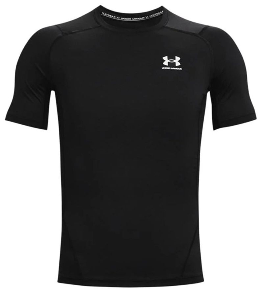 Термобелье Under Armour HeatGear Short Sleeve - black/white