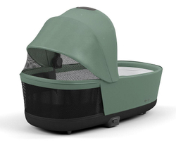 Коляска 3 в 1 Cybex Priam IV Rosegold complete и автокресло Cloud T i-Size Sepia Black Leaf Green