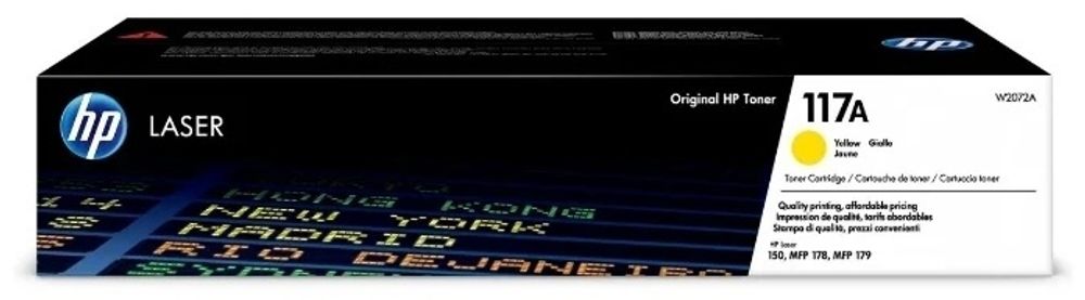 Картриджи HP W2072A желтый