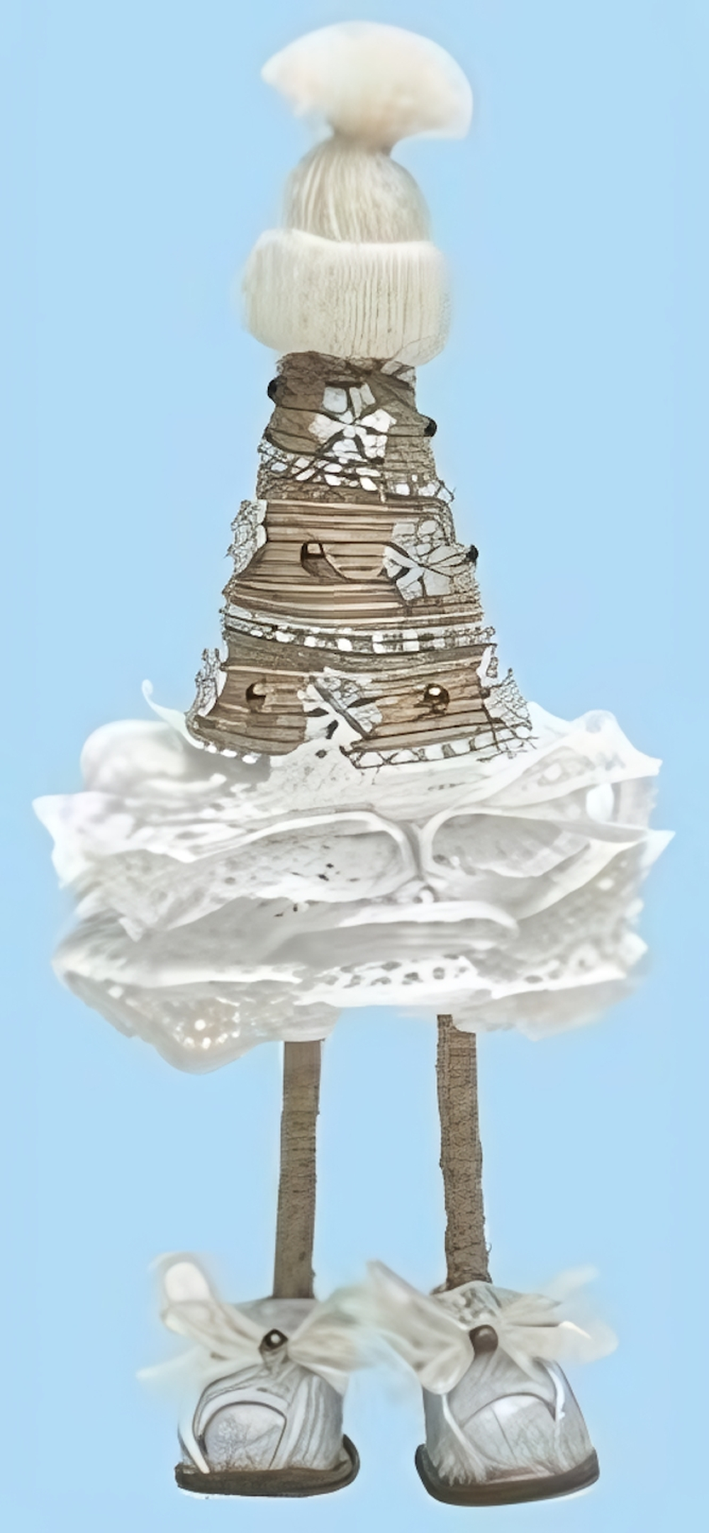 Новогодняя елочка "Белоснежка" (Волшебная мастерская)