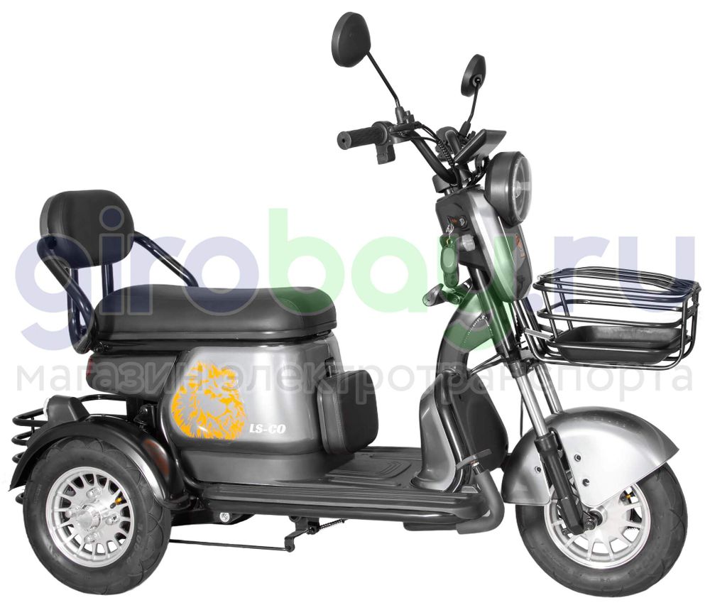 Электроскутер LS-CO KTX 1000W (60V/20Ah) - Серый фото №6