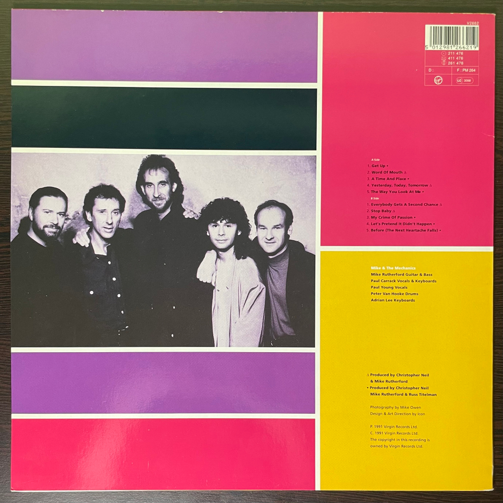 Mike & The Mechanics ‎– Word Of Mouth (Европа 1991г.)