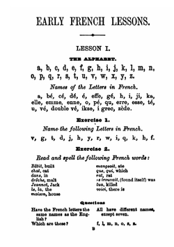 Early French Lessons | Henri Bué