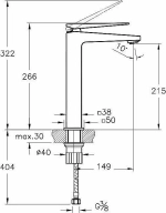 Смеситель для раковины Vitra Brava A42610EXP