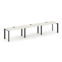 Style Project Рабочая станция односторонняя SN-59P.ORS-042 Дуб Наварра/Металл Черный/Черный Заглушка