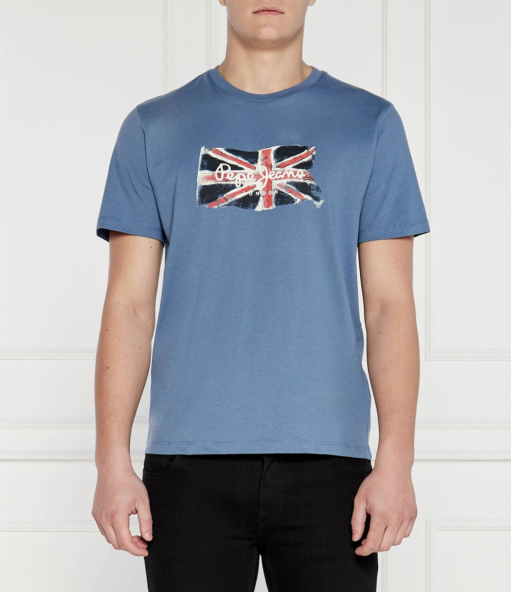 Футболка Pepe Jeans London - голубой(PM509384)