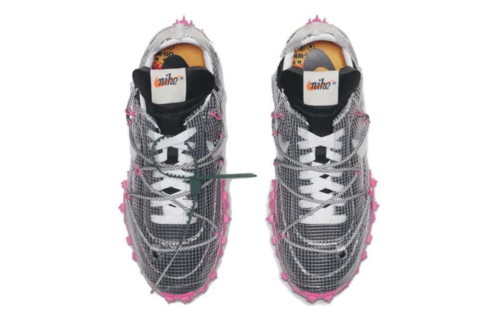 Кроссовки Off-White X Nike Waffle Racer (Женская размерная сетка)