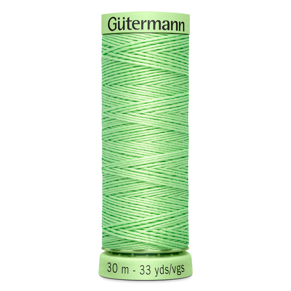 Нить Top Stitch 30/30 м для декоративной отстрочки, Gutermann, 152 бл.салатовый