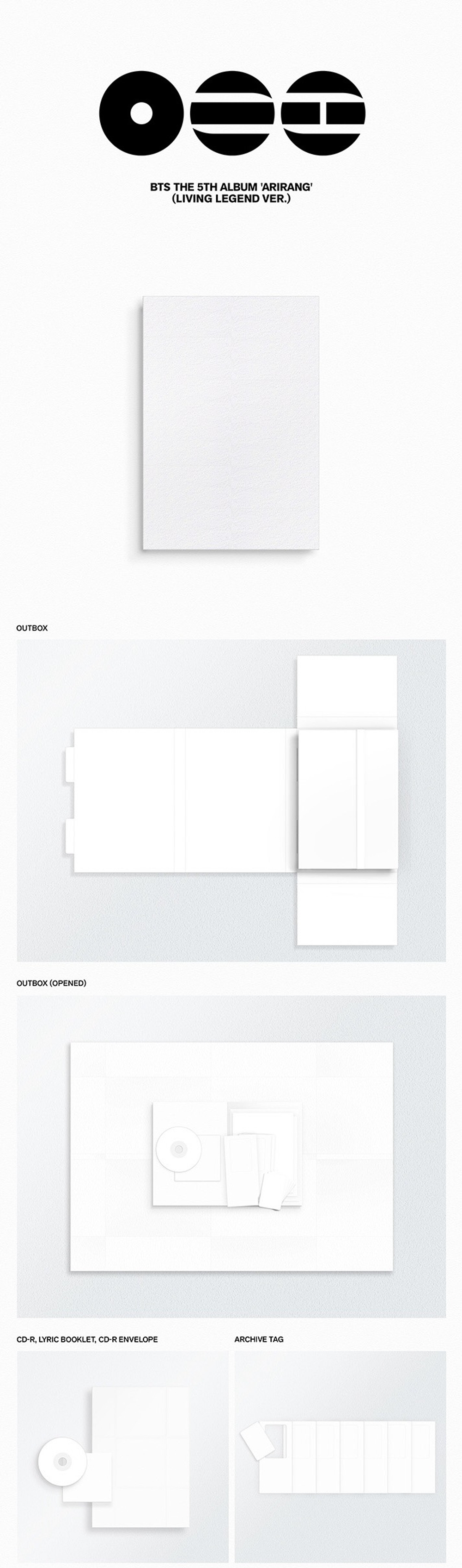 Альбом BTS - ARIRANG (Living Legend Ver.)
