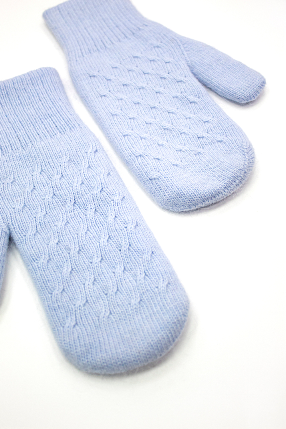 Варежки В013-04 голубые