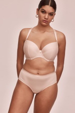 Телесный бюстгальтер Diamante на косточках (Размер: 70I) (Цвет: телесный)