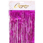 Дождик 2 м «Матовое сияние», фуксия