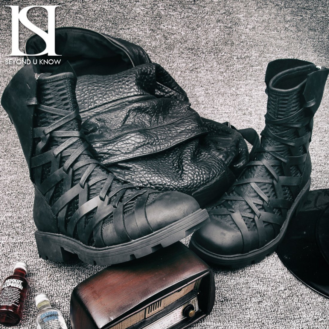 Купить Высокие мужские ботинки на шнуровке «HIMIA» в интернет магазине понедорогой цене c доставкой по Москве и РФ