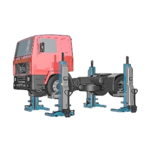 Колонны подкатные г/п 4х5 т.  KraftWell KRW4C5.5