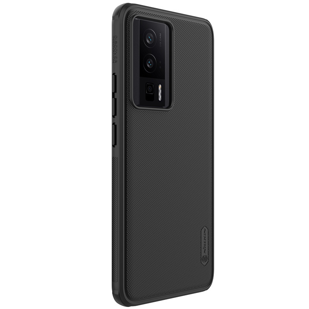 Двухкомпонентный усиленный чехол от Nillkin для Xiaomi Poco F5 Pro (Redmi K60, K60 Pro), серия Super Frosted Shield Pro