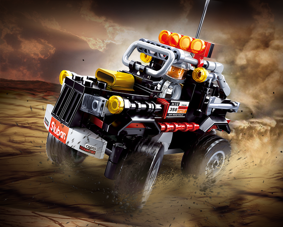 Konstruktor \ Конструктор 3D/CAR CLUB-OFFROAD - Zwart