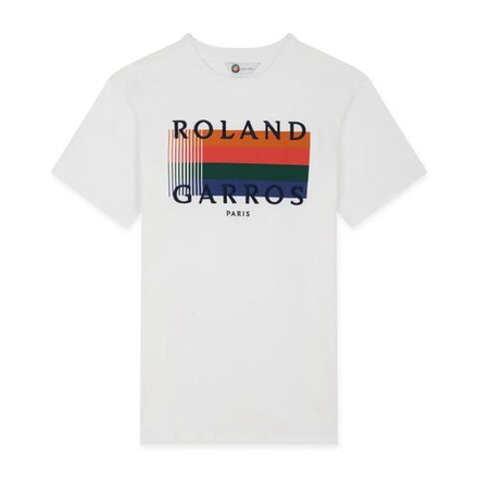 Теннисная футболка Roland Garros Color Lines - white