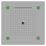 Верхний многофункциональный душ RGW SP-73